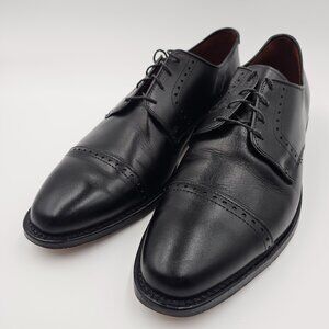 Allen Edmonds Clifton Derby Black Leather Cap Toe Shoes 3308 Men's Size 10 E